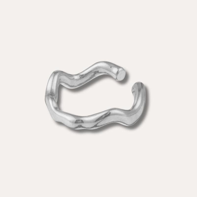 Organic Wave Single Ear Cuff