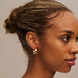 Linear Mid Size Hoops – øredobber